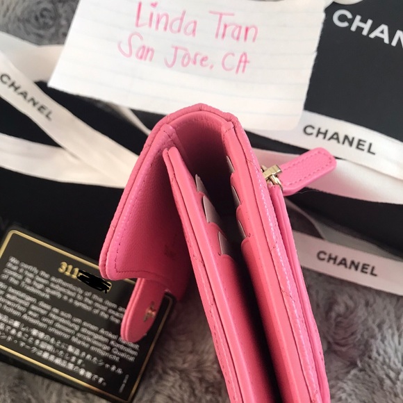 ‼️SOLD‼️Chanel Small 21P Pink Trifold Wallet - Picture 11 of 11